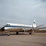 Ab 1961 kam die Vickers V814 Viscount zum Einsatz, die 64 Passagiere transportieren konnte und auch zu Zielen auf den Kanarischen Inseln flog