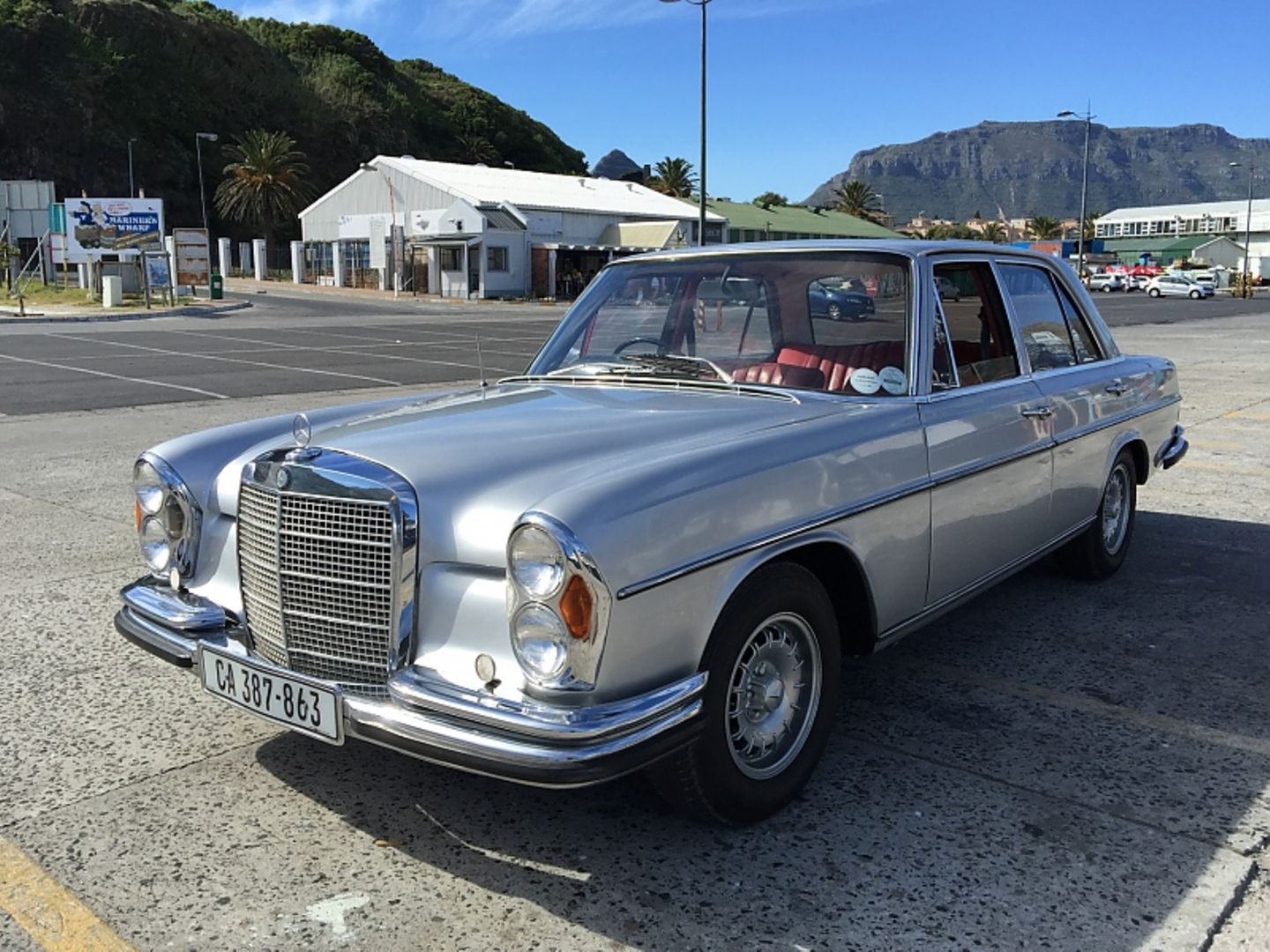 Classicdepot Kapstadt - beliebt auch die historische Mercedes S-Klasse der Baureihe W 108