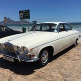 Classicdepot Kapstadt - ein Jaguar 420 für die Ausfahrt nach Stellenbosch