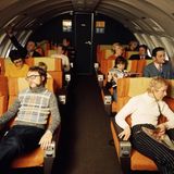 Im Oberdeck der Boeing 747: Platz für 16 Fluggäste, die damals noch rauchen dürfen - und den stern lesen!