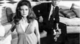 Schauspieler Gayle Hunnincutt und George Peppard, Hollywood 1976