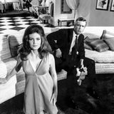 Schauspieler Gayle Hunnincutt und George Peppard, Hollywood 1976