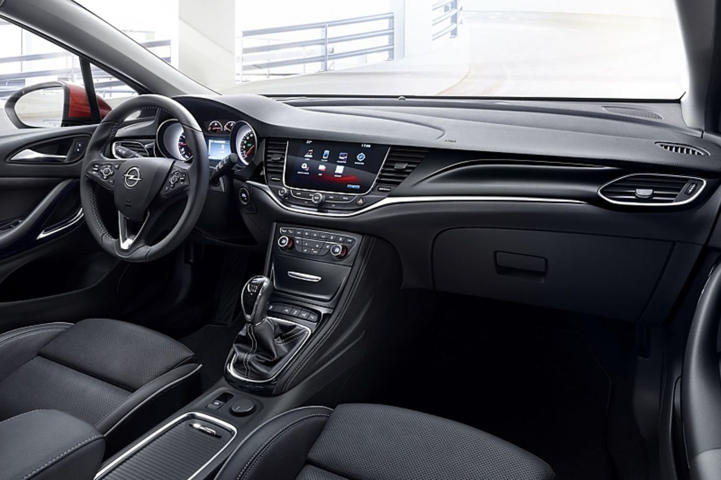 Das Cockpit des neuen Opel Astra.