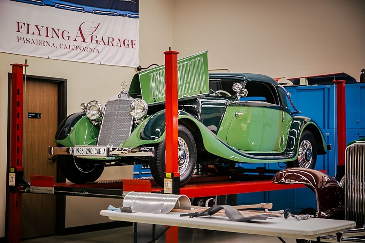 Autosammlung Aaron Weiss - das neueste Spielzeug ein Mercedes 290 Cabriolet A von 1936