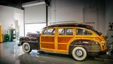 Autosammlung Aaron Weiss - auch Woodies sammelt der Kalifornier