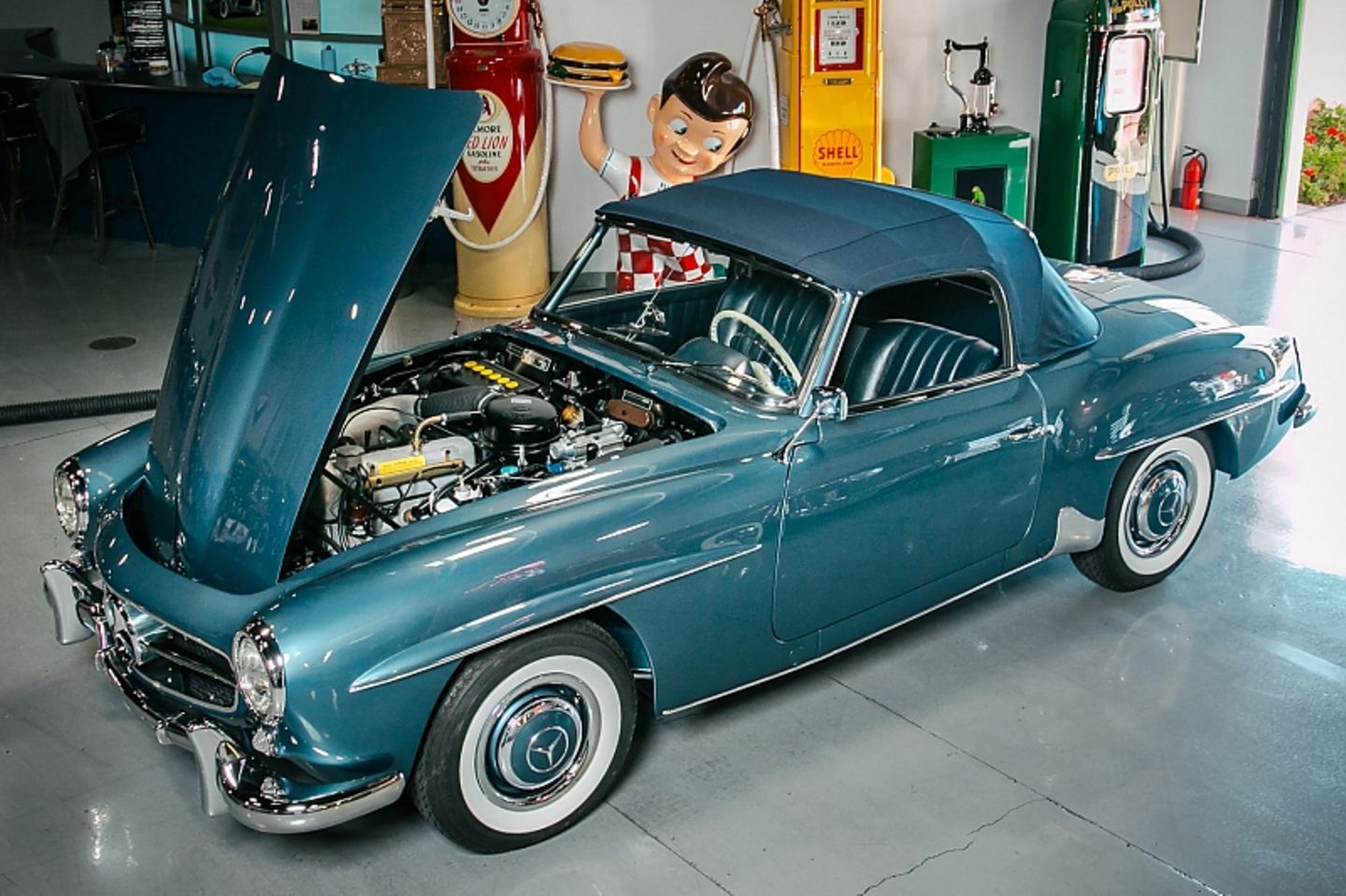 Autosammlung Aaron Weiss - hier ein frischer 190 SL
