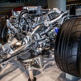 Der 3,6 Liter große V6-Twinturbomotor des Nissan GT-R.