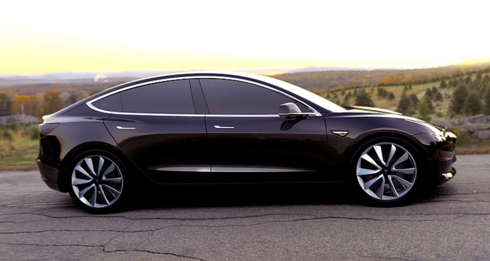 Tesla Model 3 - und bei 35.000 Dollar starten