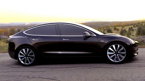 Tesla Model 3 - und bei 35.000 Dollar starten
