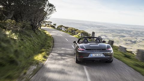 Porsche 718 Boxster S - das Design zeigt sich weitgehend unverändert