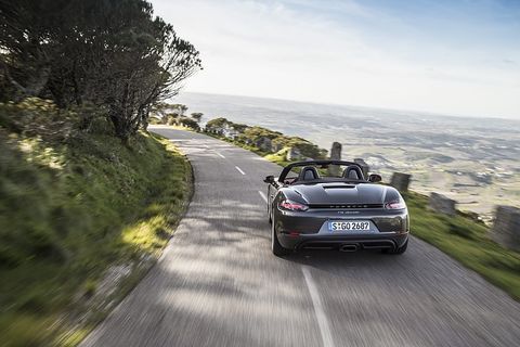 Porsche 718 Boxster S - das Design zeigt sich weitgehend unverändert
