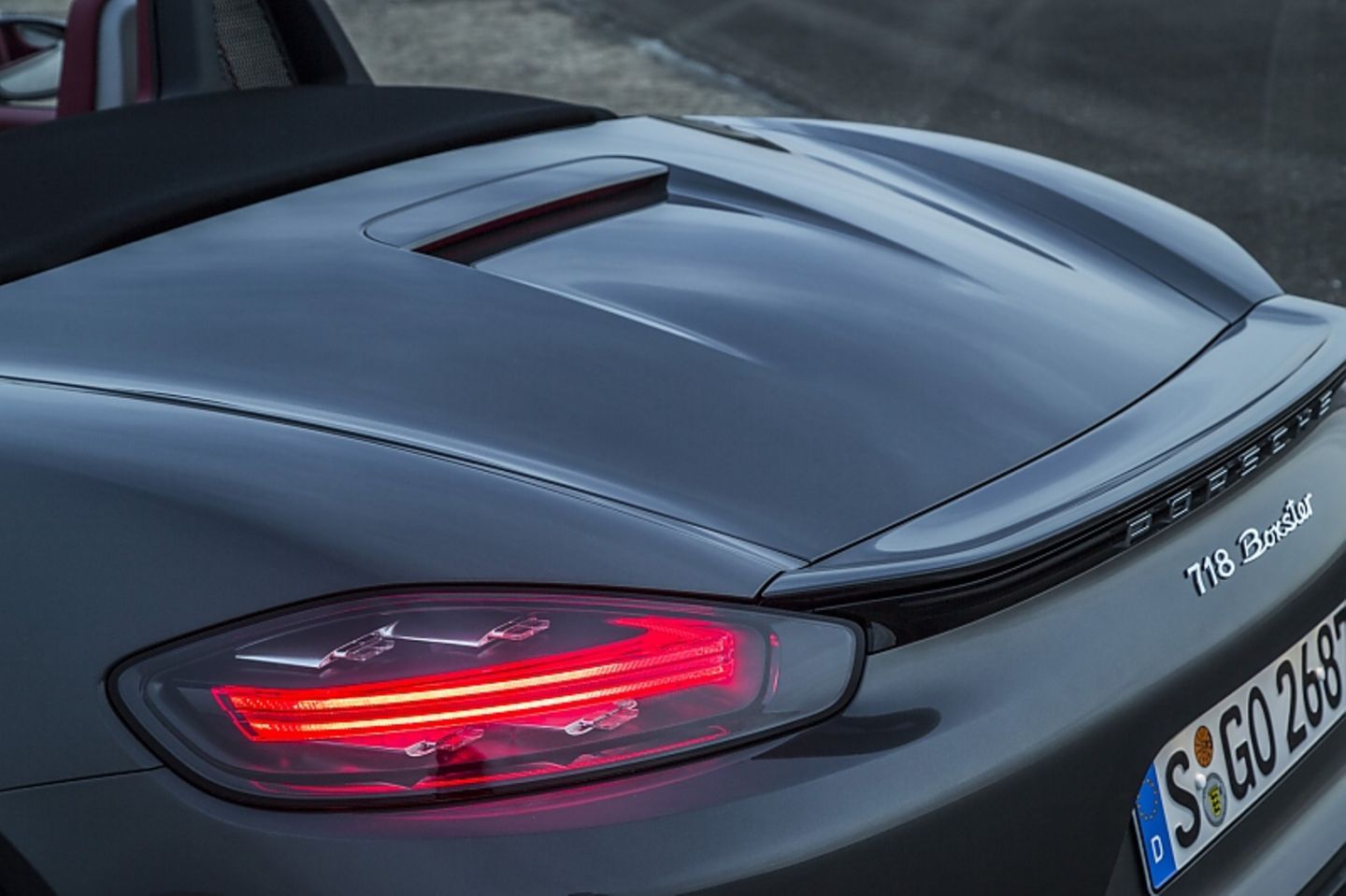 Porsche 718 Boxster - auch am Heck neue Leuchten