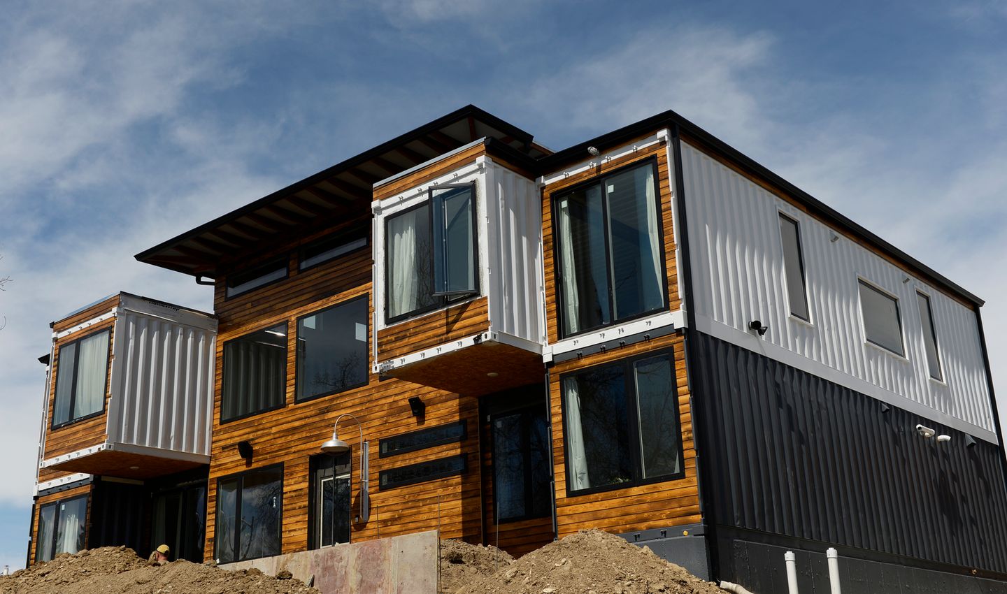 Luxus Haus aus Containern