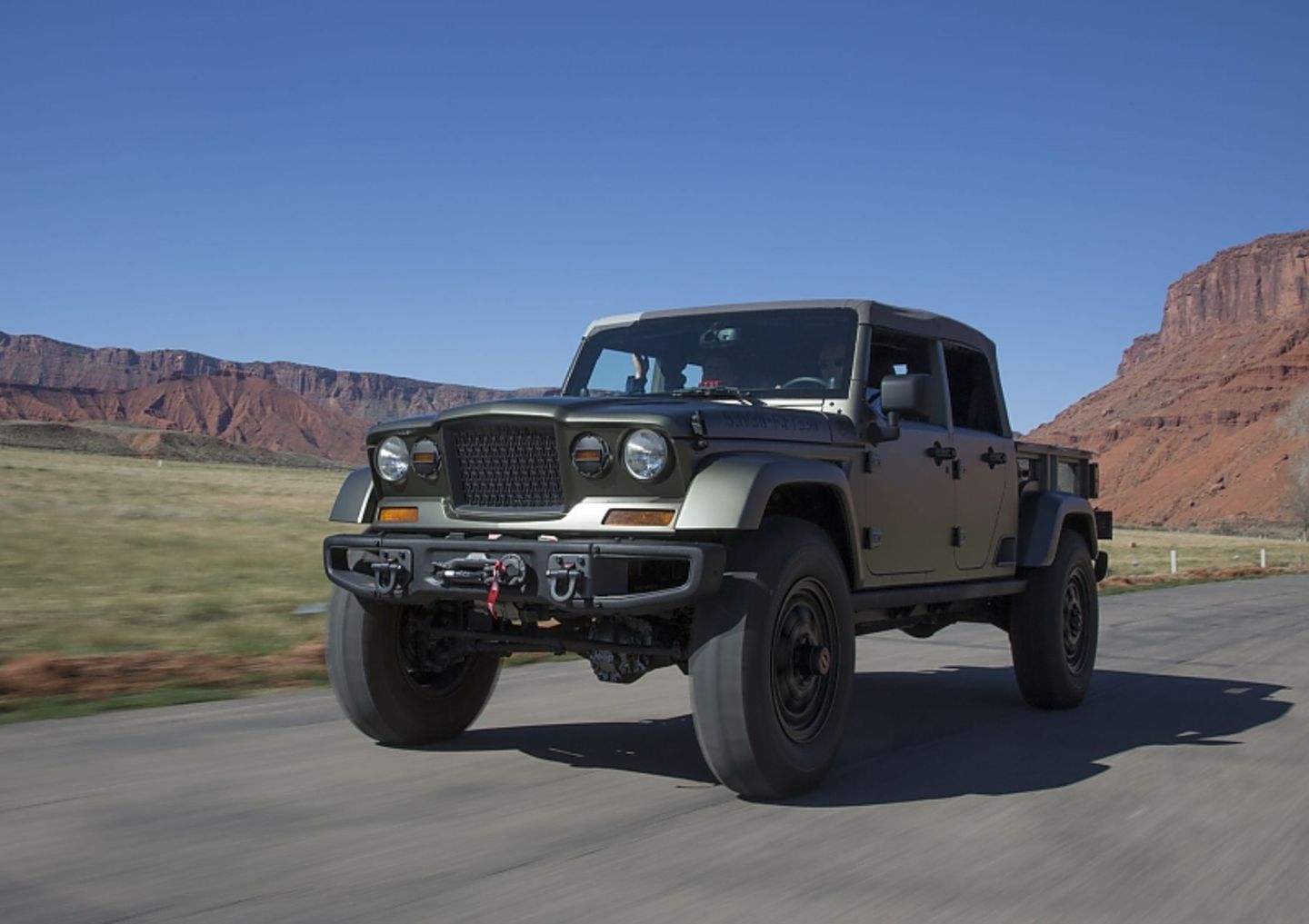 Jeep Crew Chief 715 Concept nimmt den Wrangler Pick-Up vorweg