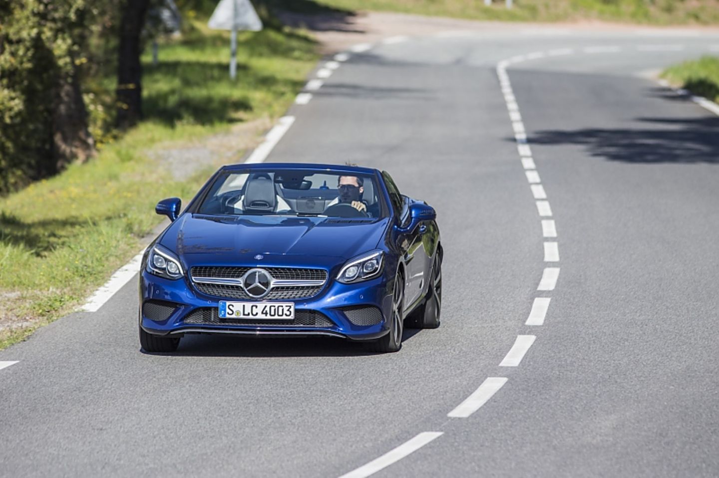 Mercedes SLC 300 - solides Fahrverhalten ohne große Überraschungen