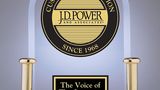 So sieht eine der J.D. Power Trophäen aus