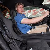 Redakteur Marcel Sommer im neuen BMW M4 GTS.