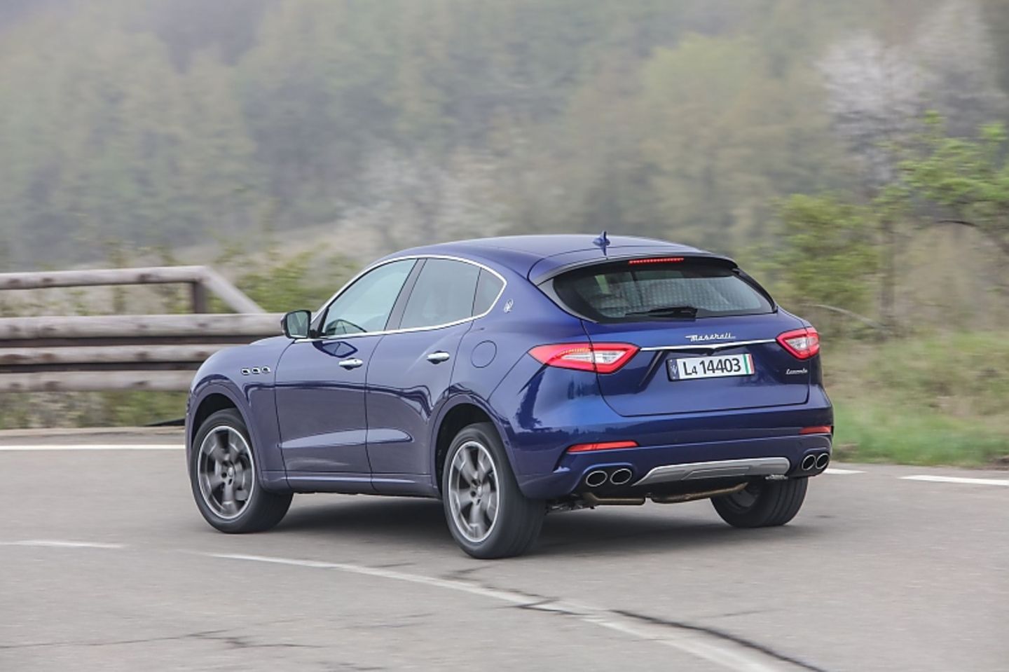 Diese Ansicht des Maserati Levante S werden die meisten Verkehrsteilnehmer sehen