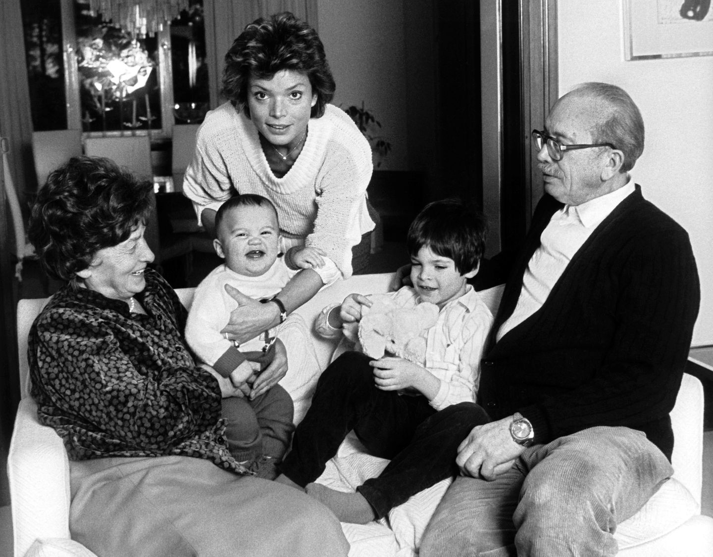 Uschi Glas mit ihren Eltern
