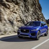 Blau ist eine von vier Farben des Jaguar F Pace 3.0 S First Edition