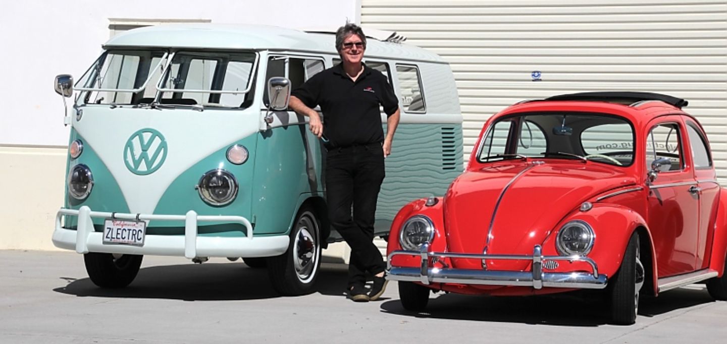 Zelectric baut Elektromotoren in historische VW Modelle