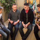 Adam, Bryce, Dustin und Gord von TrapTap.