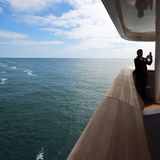 Aussichtspunkt im Bug der AidaPrima