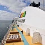 Jogger auf dem Sonnendeck der AidaPrima