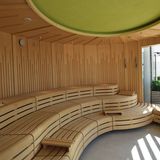 Eine der fünf Saunen auf der AidaPrima