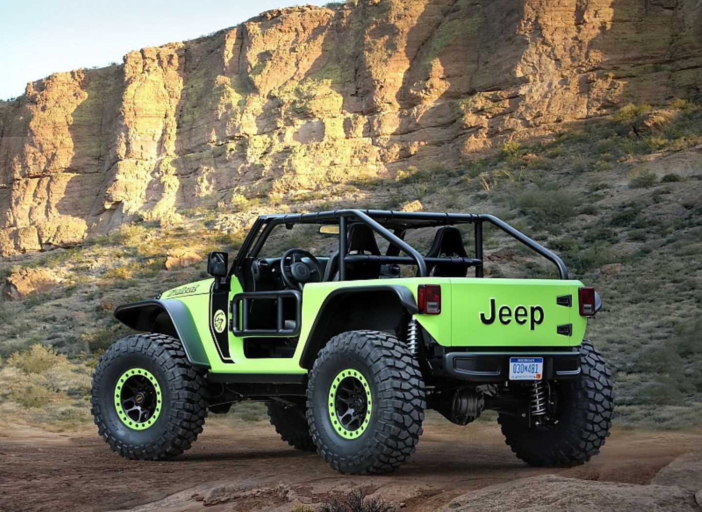 Die Basis ist ein zweitüriger Wrangler