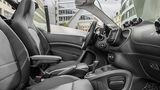 Ein Blick ins Cockpit des Smart Brabus Cabrio.
