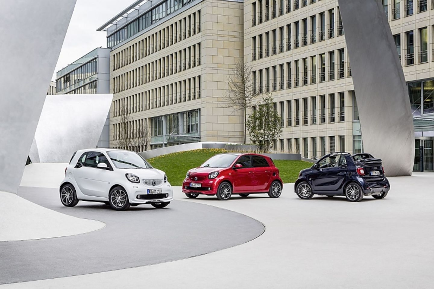 Die Smart Brabus-Familie auf einen Blick.