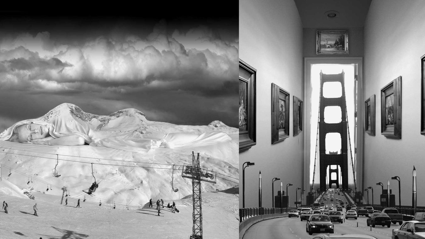 "Surreal Dreams": Fotografische Alpträume in Schwarz und Weiß