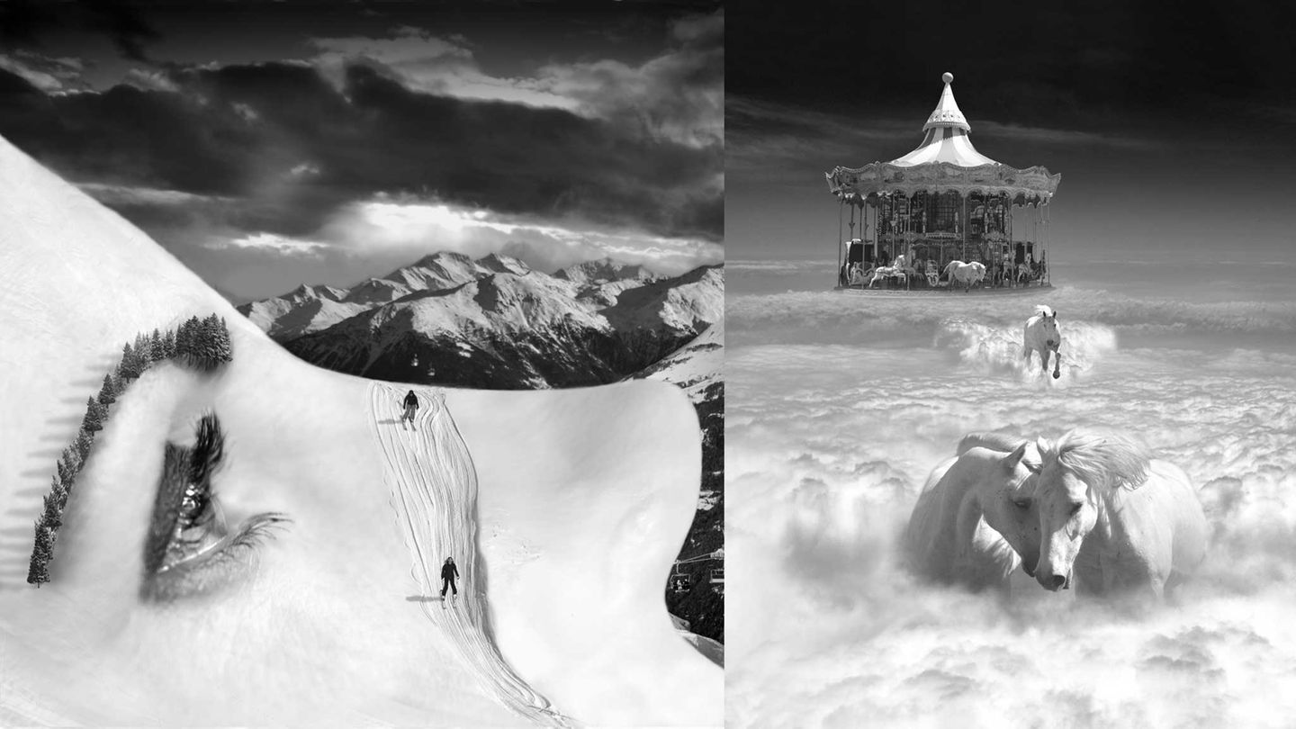 "Surreal Dreams": Fotografische Alpträume in Schwarz und Weiß