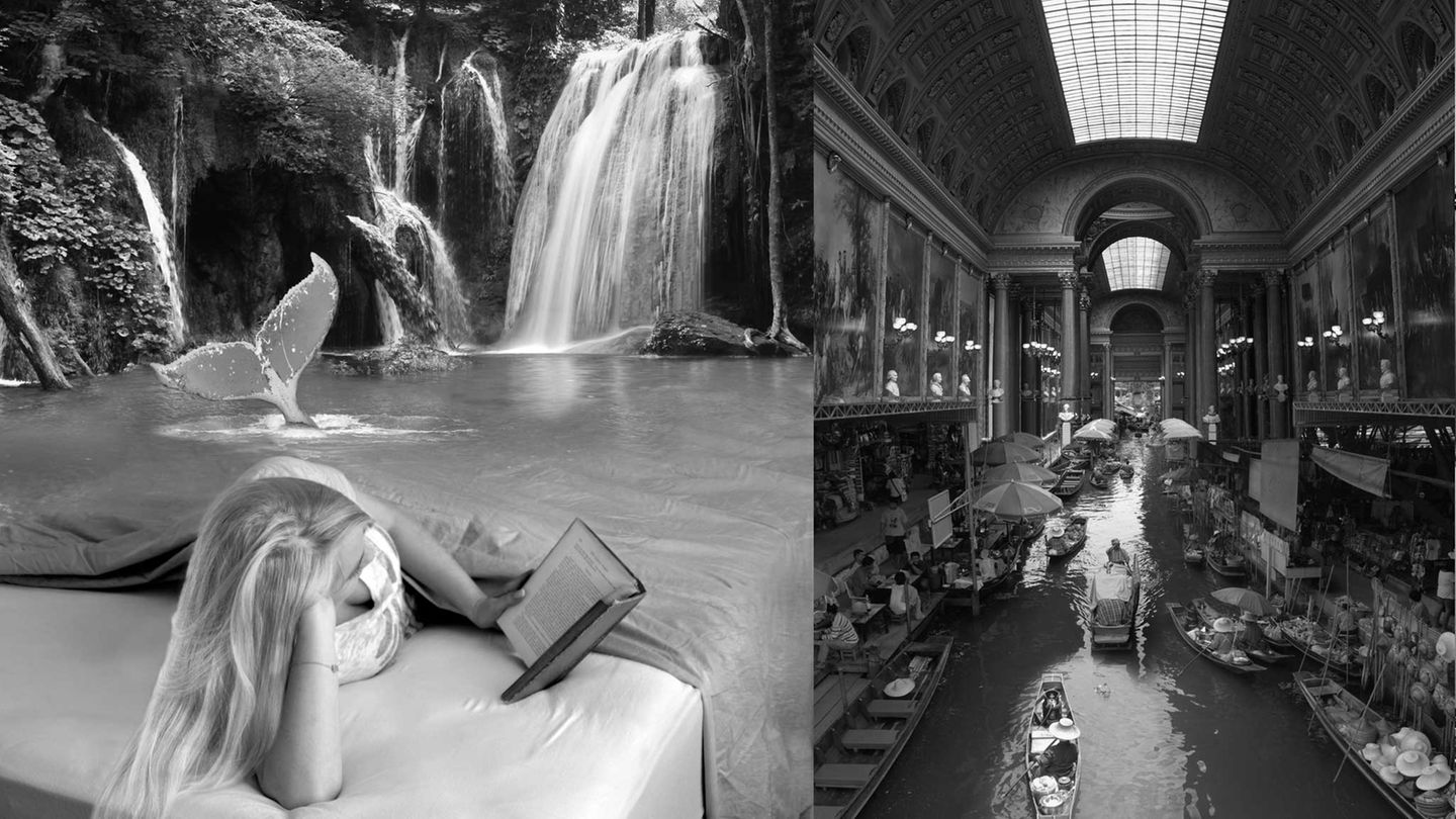 "Surreal Dreams": Fotografische Alpträume in Schwarz und Weiß