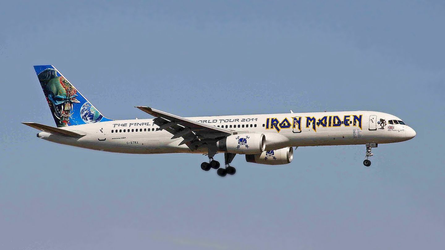 Heavy Metal am Himmel die Boeing 747 von Iron Maiden STERN.de