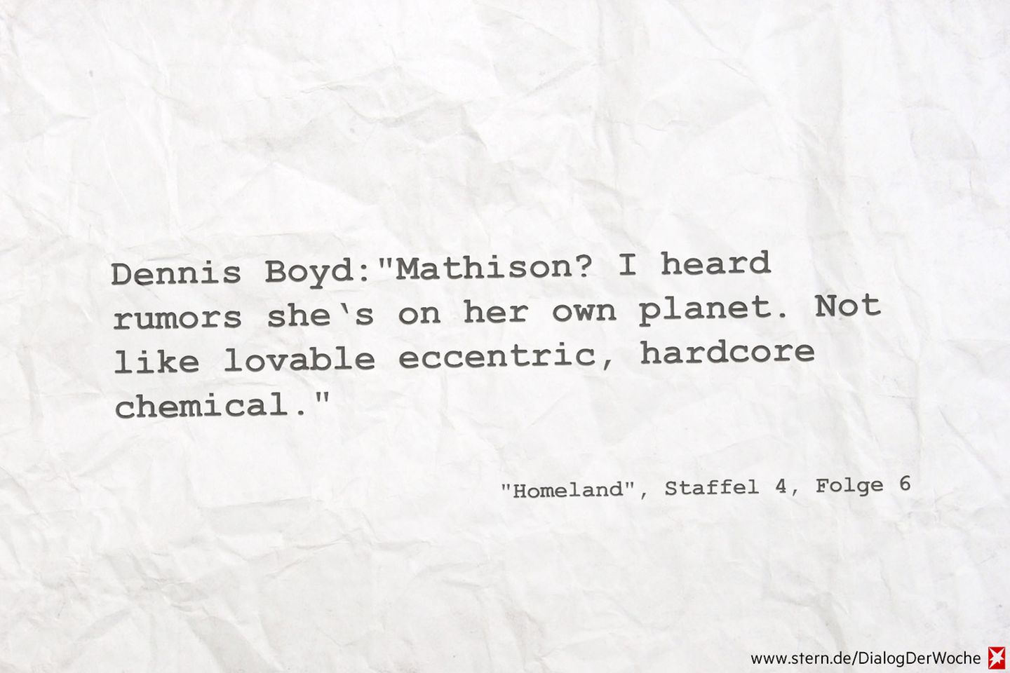Seriendialog der Woche: Ich kann meine Augen nicht von „Homeland“ lassen
