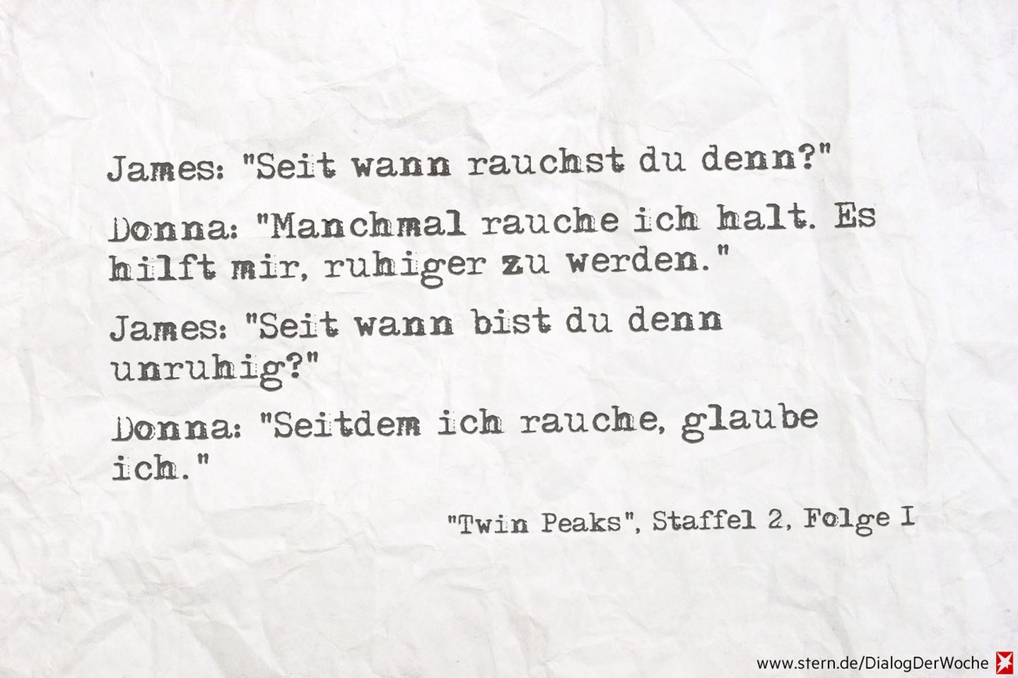 Seriendialog der Woche: Die Henne und das Ei
