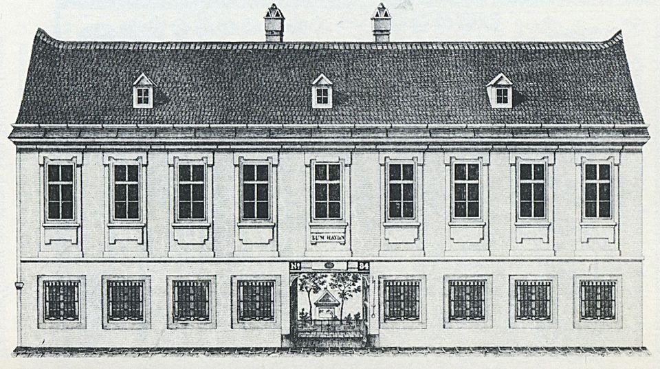 Gutes aus dem Küchengarten: Haydn-Haus um 1840. Durch das Tor sieht man einen Garten. Quelle: Wikipedia. Gutes aus dem Küchengarten: Haydn-Haus um 1840. Durch das Tor sieht man einen Garten. Quelle: Wikipedia.