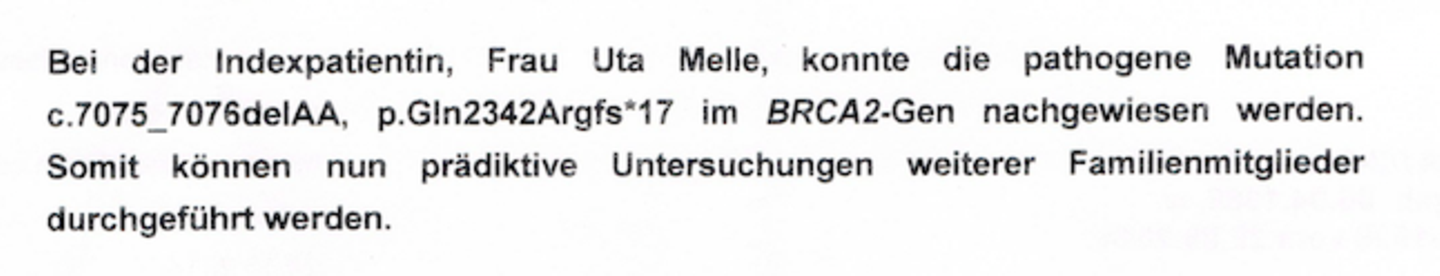 Oben ohne: Gentest ja oder nein?