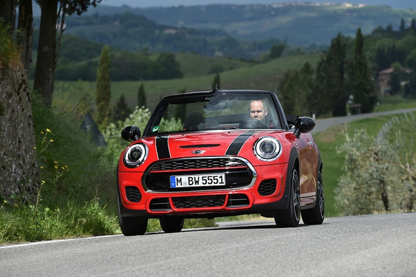 Mini John Cooper Works Cabrio - unterwegs in der Toskana