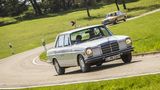 Mercedes 280 E der Baureihe W115 / Strich-Acht - unterwegs im Schwarzwald
