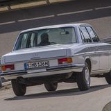 Mercedes 280 E der Baureihe W115 / Strich-Acht - mit manuellem Getriebe allemal dynamisch