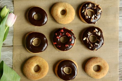Raffinierte Rezepte: Sowas gibt's? So machen Sie gesunde Donuts einfach selber