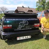 1.800 Kilometer ist Artem Blackline aus Minsk zum GTI Treffen an einem Tag gefahren.