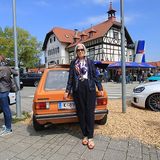 Die 80-jährige Gunhild Liljequist war für das Interieur des Ur-GTI verantwortlich.