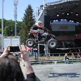 Nicht nur am Boden wurde etwas gezeigt.