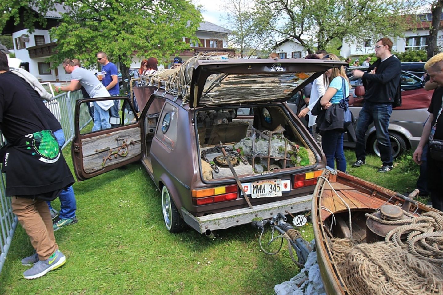 Zwei Monate hat der Umbau des VW Golf 1500 GL gedauert.
