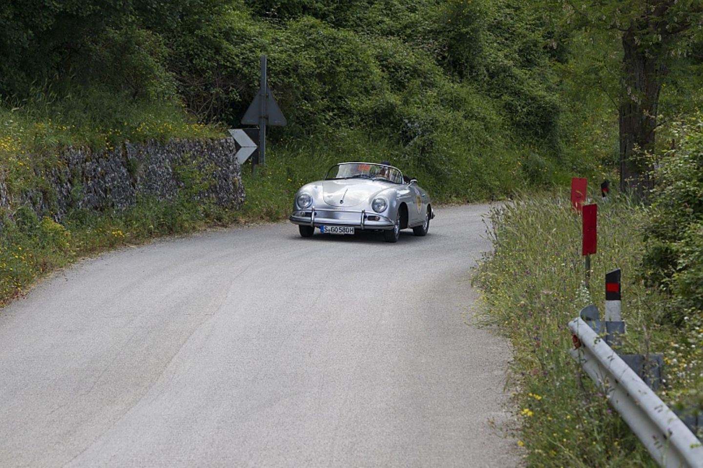 Der Porsche 356 1600 Super Speedster in Aktion