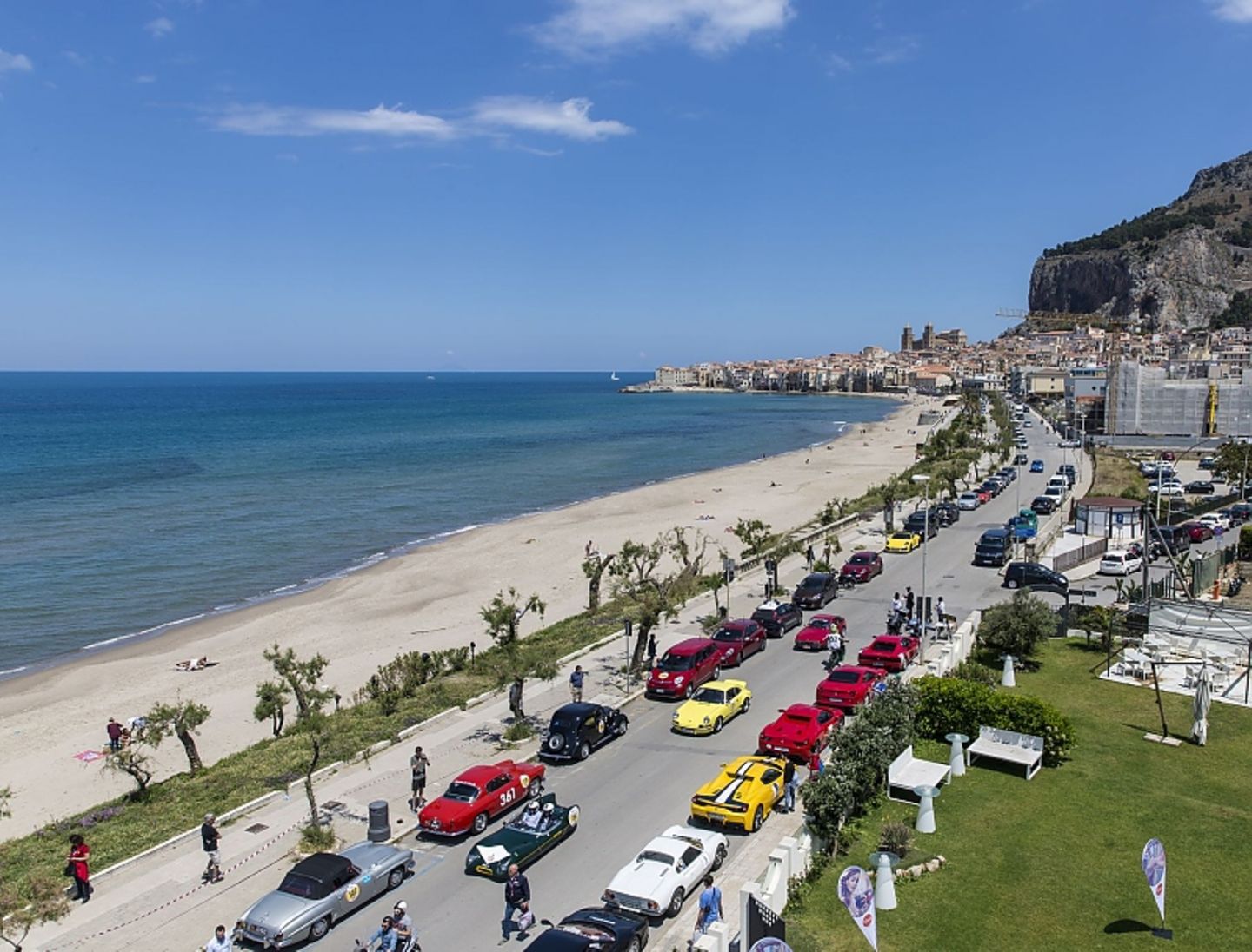Targa Florio 2016: klassische Autos, Sonne und Strand